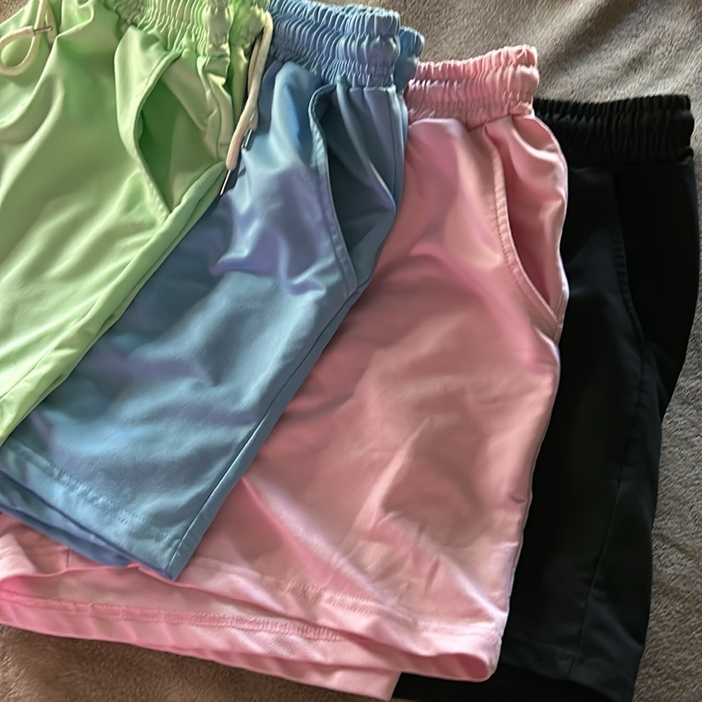 1 or 4 pair! $10. Each 🤩 XXL waist is 30” inseam 5” NEW. Firm , buy now